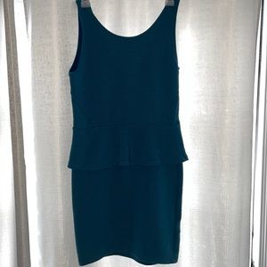 Dress, knee high, blue